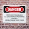 Signmission Pesticide Storage Area Danger Sign, Plastic, 14in W x 10in L, 2PK OS-2PACK-DS-P-1014-L-1973 - alternate 6